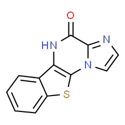 ChemSpider 2D Image | [1]Benzothieno[3,2-e]imidazo[1,2-a]pyrazin-4(5H)-one | C12H7N3OS