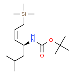 ChemSpider 2D Image | 2-Methyl-2-propanyl [(2Z,4S)-6-methyl-1-(trimethylsilyl)-2-hepten-4-yl]carbamate | C16H33NO2Si