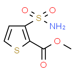 ChemSpider 2D Image | Methyl 3-sulfamoylthiophene-2-carboxylate | C6H7NO4S2
