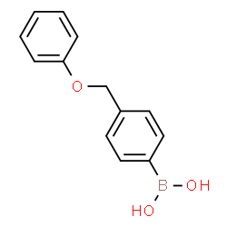 ChemSpider 2D Image | 4-(PHENOXYMETHYL)PHENYLBORONIC ACID | C13H13BO3