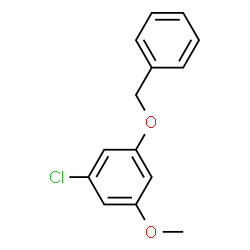 ChemSpider 2D Image | 1-(Benzyloxy)-3-chloro-5-methoxybenzene | C14H13ClO2