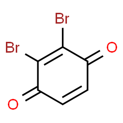 ChemSpider 2D Image | 2,3-Dibromo-1,4-benzoquinone | C6H2Br2O2