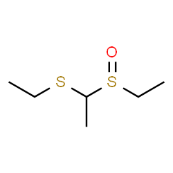 ChemSpider 2D Image | 1-(Ethylsulfanyl)-1-(ethylsulfinyl)ethane | C6H14OS2