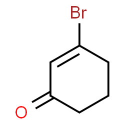 ChemSpider 2D Image | 3-bromocyclohex-2-enone | C6H7BrO