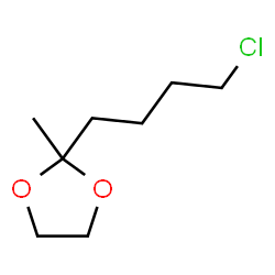 ChemSpider 2D Image | 2-(4-Chlorobutyl)-2-methyl-1,3-dioxolane | C8H15ClO2