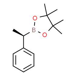 ChemSpider 2D Image | 4,4,5,5-Tetramethyl-2-[(1R)-1-phenylethyl]-1,3,2-dioxaborolane | C14H21BO2