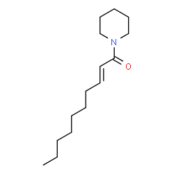 ChemSpider 2D Image | (2E)-1-(1-Piperidinyl)-2-decen-1-one | C15H27NO