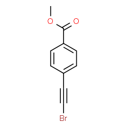 ChemSpider 2D Image | Methyl 4-(bromoethynyl)benzoate | C10H7BrO2