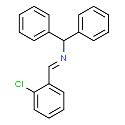 ChemSpider 2D Image | (E)-1-(2-Chlorophenyl)-N-(diphenylmethyl)methanimine | C20H16ClN