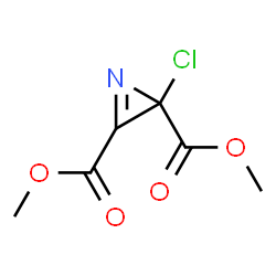 ChemSpider 2D Image | Dimethyl 2-chloro-2H-azirene-2,3-dicarboxylate | C6H6ClNO4