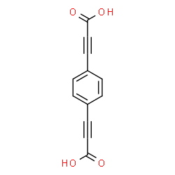 ChemSpider 2D Image | 3,3'-(1,4-Phenylene)bis(2-propynoic acid) | C12H6O4