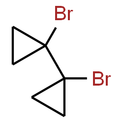 ChemSpider 2D Image | 1,1'-Dibromo-1,1'-bi(cyclopropyl) | C6H8Br2
