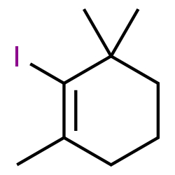 ChemSpider 2D Image | 2-Iodo-1,3,3-trimethylcyclohexene | C9H15I
