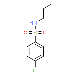ChemSpider 2D Image | 4-Chloro-N-propylbenzenesulfonamide | C9H12ClNO2S