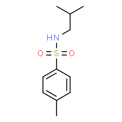 ChemSpider 2D Image | N-Isobutyl-4-methylbenzenesulfonamide | C11H17NO2S