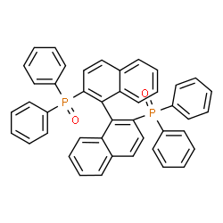 ChemSpider 2D Image | 1,1'-binaphthalene-2,2'-diylbis(diphenylphosphane) dioxide | C44H32O2P2