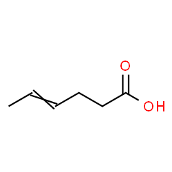 ChemSpider 2D Image | 4-HEXENOIC ACID | C6H10O2