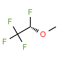 ChemSpider 2D Image | (2S)-1,1,1,2-Tetrafluoro-2-methoxyethane | C3H4F4O
