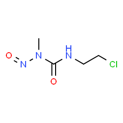 ChemSpider 2D Image | 3-(2-Chloroethyl)-1-methyl-1-nitrosourea | C4H8ClN3O2