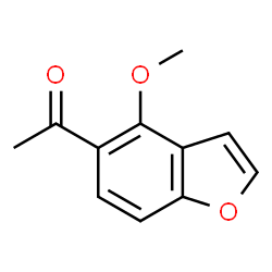 ChemSpider 2D Image | 1-(4-Methoxy-1-benzofuran-5-yl)ethanone | C11H10O3