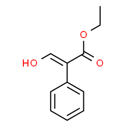 ChemSpider 2D Image | Ethyl (2E)-3-hydroxy-2-phenylacrylate | C11H12O3