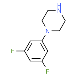 ChemSpider 2D Image | 1-(3,5-Difluorophenyl)piperazine | C10H12F2N2