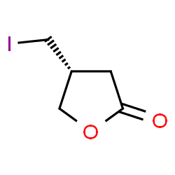 ChemSpider 2D Image | (4R)-4-(Iodomethyl)dihydro-2(3H)-furanone | C5H7IO2