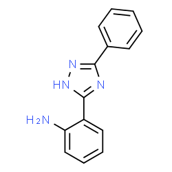 ChemSpider 2D Image | 2-(3-Phenyl-1H-1,2,4-triazol-5-yl)aniline | C14H12N4