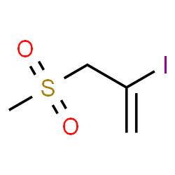 ChemSpider 2D Image | 2-Iodo-3-(methylsulfonyl)-1-propene | C4H7IO2S