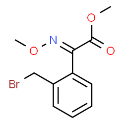 ChemSpider 2D Image | Methyl (2E)-[2-(bromomethyl)phenyl](methoxyimino)acetate | C11H12BrNO3