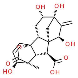 ChemSpider 2D Image | Gibberellin A32 | C19H22O8