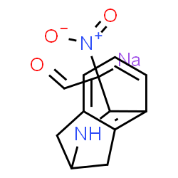 ChemSpider 2D Image | [1-(2-Azatricyclo[6.2.1.0~4,9~]undeca-4,6,8-trien-3-yl)-1-nitro-2-oxoethyl]sodium | C12H11N2NaO3