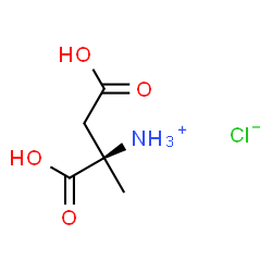 ChemSpider 2D Image | (2R)-1,2-Dicarboxy-2-propanaminium chloride | C5H10ClNO4