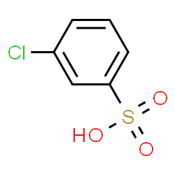 ChemSpider 2D Image | 3-Chlorobenzenesulfonic acid | C6H5ClO3S