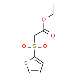 ChemSpider 2D Image | Ethyl (2-thienylsulfonyl)acetate | C8H10O4S2