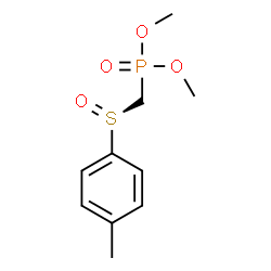 ChemSpider 2D Image | Dimethyl {[(R)-(4-methylphenyl)sulfinyl]methyl}phosphonate | C10H15O4PS