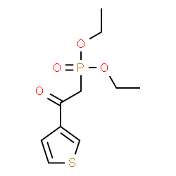 ChemSpider 2D Image | Diethyl [2-oxo-2-(3-thienyl)ethyl]phosphonate | C10H15O4PS