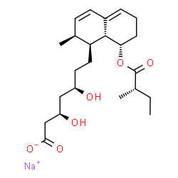 ChemSpider 2D Image | MEVASTATIN HYDROXY ACID SODIUM | C23H35NaO6