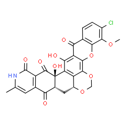 ChemSpider 2D Image | Xantholipin | C27H18ClNO10