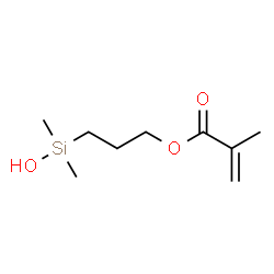 ChemSpider 2D Image | 3-[Hydroxy(dimethyl)silyl]propyl methacrylate | C9H18O3Si