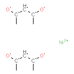 ChemSpider 2D Image | nickelous;2,4-bis($l^{1}-oxidanyl)pentane | C10H14NiO4