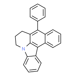 ChemSpider 2D Image | 9-Phenyl-7,8-dihydro-6H-benzo[c]pyrido[1,2,3-lm]carbazole | C25H19N