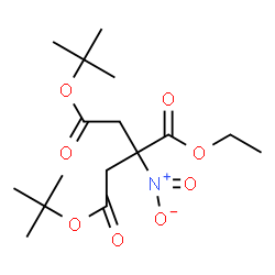 ChemSpider 2D Image | 2-Ethyl 1,3-bis(2-methyl-2-propanyl) 2-nitro-1,2,3-propanetricarboxylate | C16H27NO8