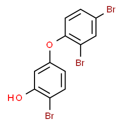 ChemSpider 2D Image | 2-Bromo-5-(2,4-dibromophenoxy)phenol | C12H7Br3O2