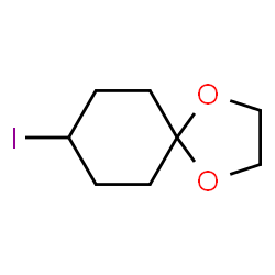 ChemSpider 2D Image | 8-Iodo-1,4-dioxaspiro[4.5]decane | C8H13IO2