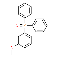 ChemSpider 2D Image | (3-Methoxyphenyl)(diphenyl)phosphine oxide | C19H17O2P