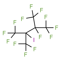 ChemSpider 2D Image | 1,1,1,2,4,4,4-Heptafluoro-3-iodo-2,3-bis(trifluoromethyl)butane | C6F13I
