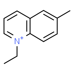 ChemSpider 2D Image | 1-Ethyl-6-methylquinolinium | C12H14N