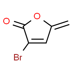 ChemSpider 2D Image | 3-Bromo-5-methylene-2(5H)-furanone | C5H3BrO2