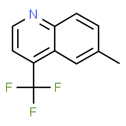 ChemSpider 2D Image | 6-Methyl-4-(trifluoromethyl)quinoline | C11H8F3N